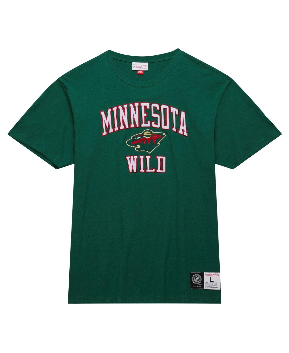 Mitchell & Ness Men's  Green Minnesota Wild Legendary Slub T-shirt In Green