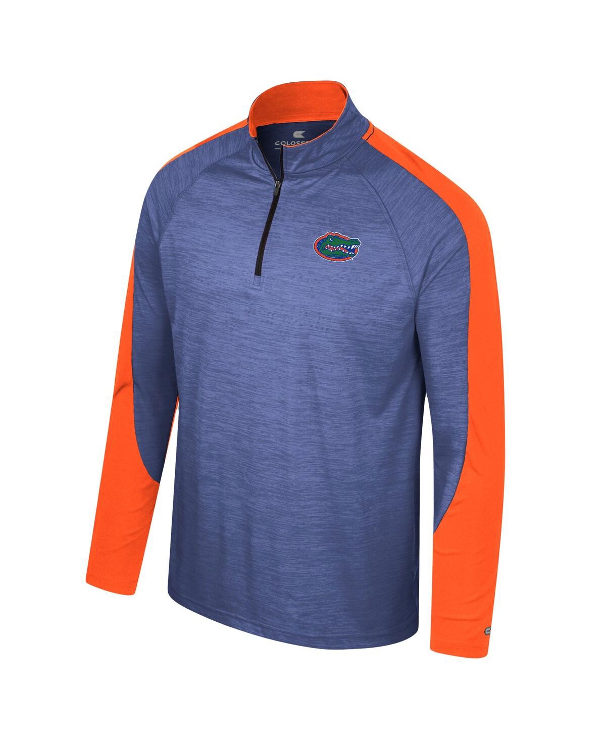 Men's ColosseumFlorida Gators Langmore Raglan Quarter-Zip Top - Royal