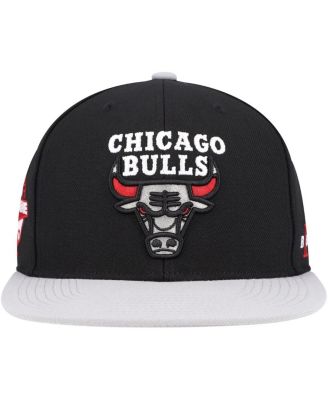 Men's Black, Gray Chicago Bulls Core Snapback Hat