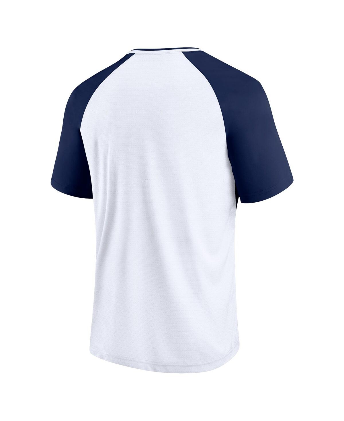 Shop Fanatics Men's  Navy Sporting Kansas City Attacker Raglan T-shirt