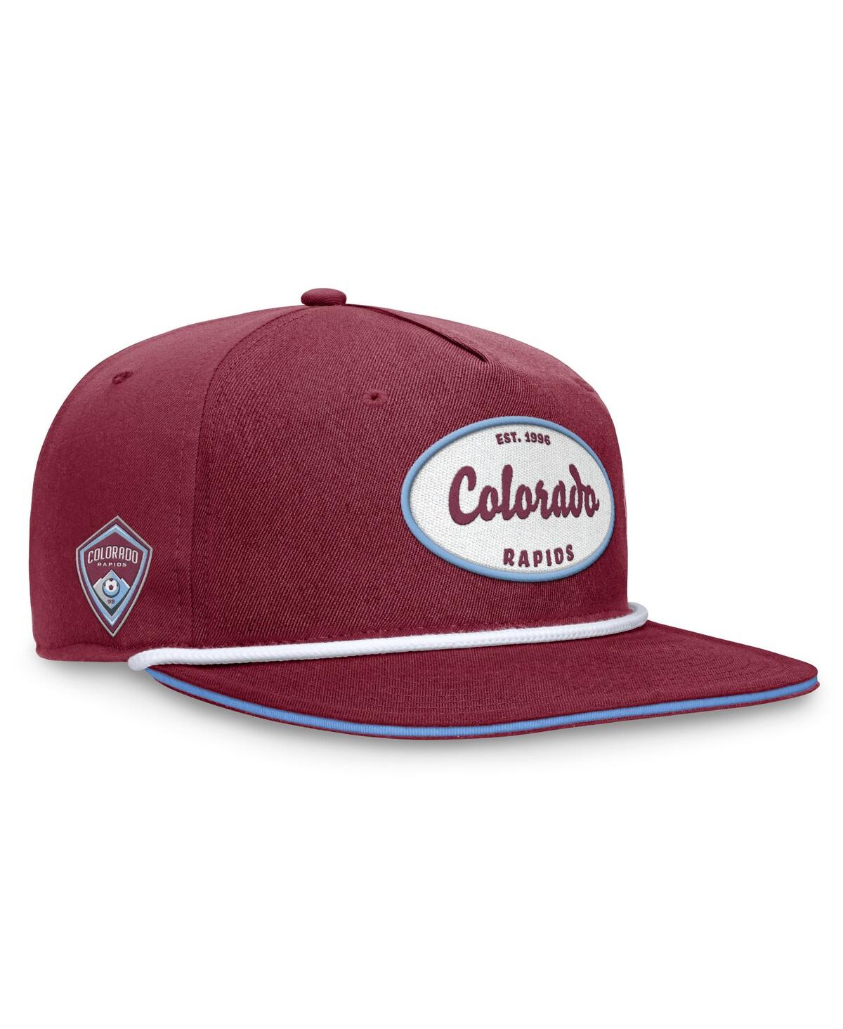 Fanatics Branded Garnet Colorado Rapids Iron Golf Snapback Hat