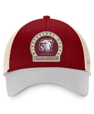 Men's Maroon Mississippi State Bulldogs Refined Trucker Adjustable Hat