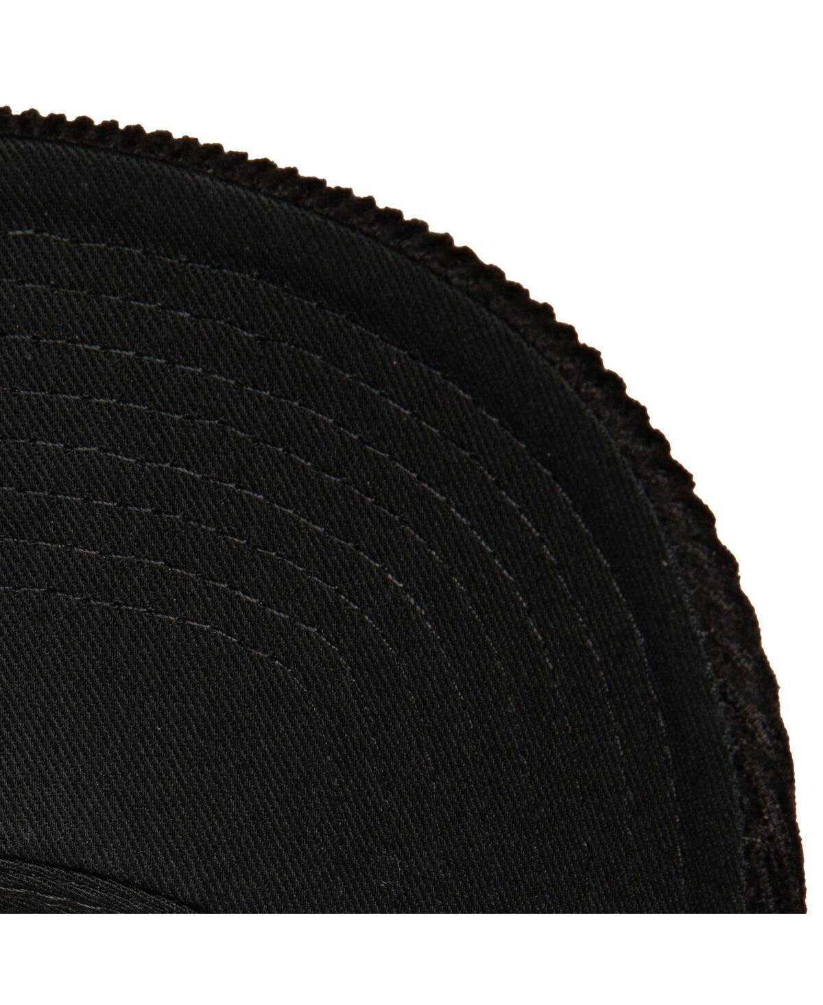 Mitchell & Ness Men's  Black Brooklyn Nets Times Up Classic Script Cord Trucker Hat In Black