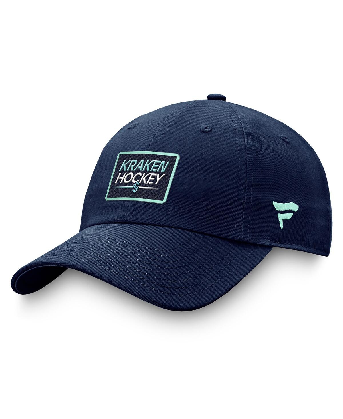 Fanatics Men's  Deep Sea Blue Seattle Kraken Authentic Pro Prime Adjustable Hat