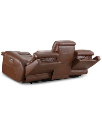 Varsani 90&amp;quot; Zero Gravity Leather Sofa, Created for Macy&#39;s