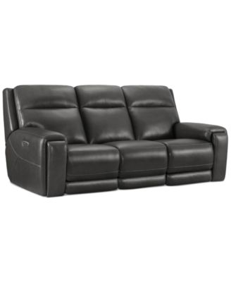 Varsani 90" Zero Gravity Leather Sofa, Created for Macy's