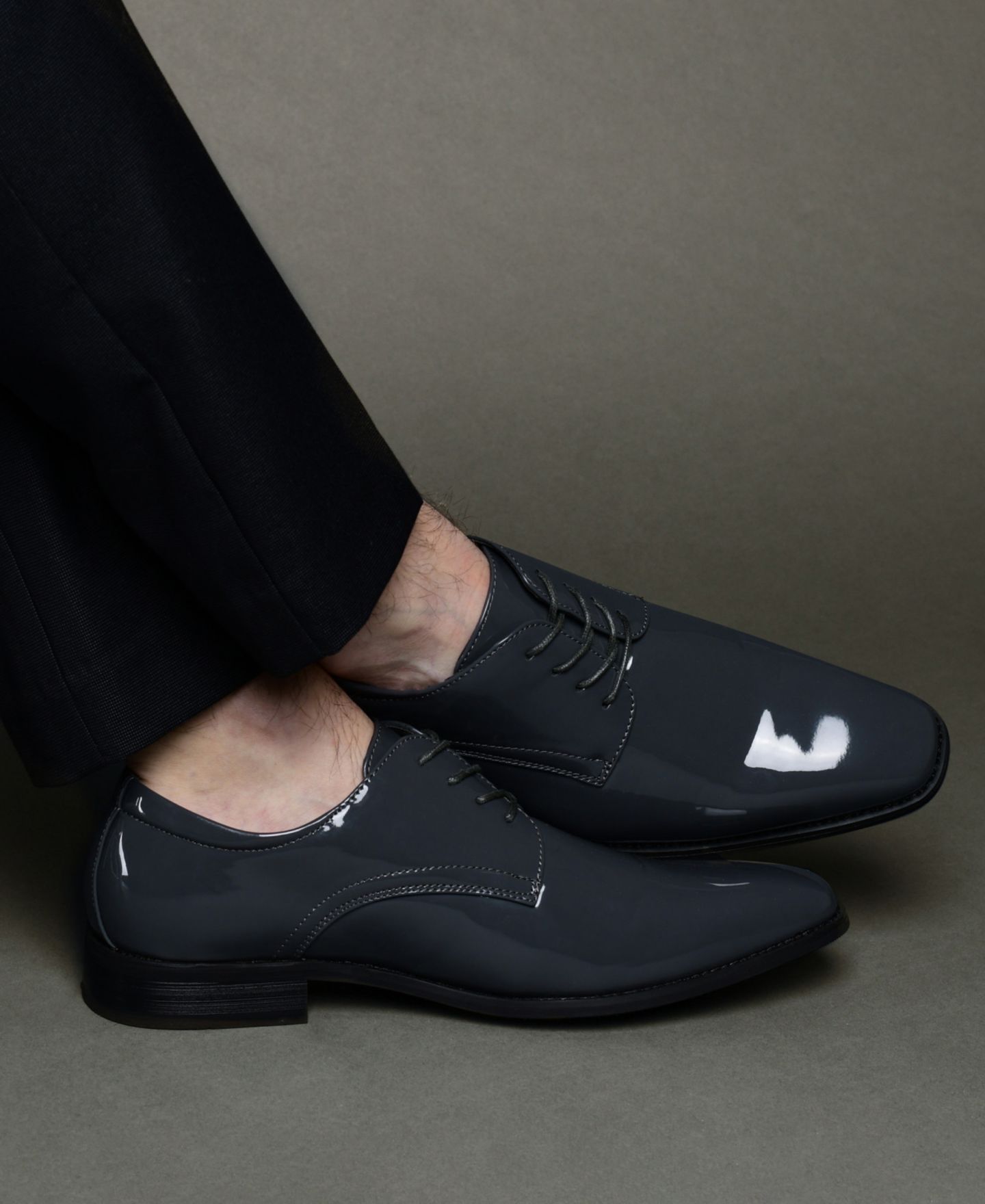 Обувь Vance Co. Men's Cole Dress Shoe, цвет: Серый — фото 13
