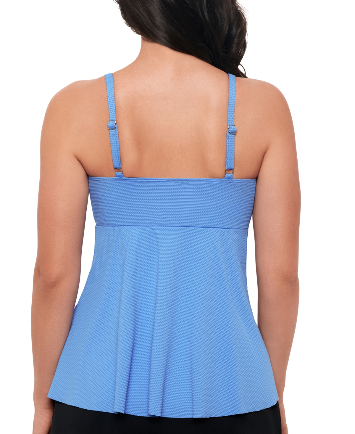 Shop Swim Solutions Women's V-neck Tankini Top, Created For Macy's In Cabana