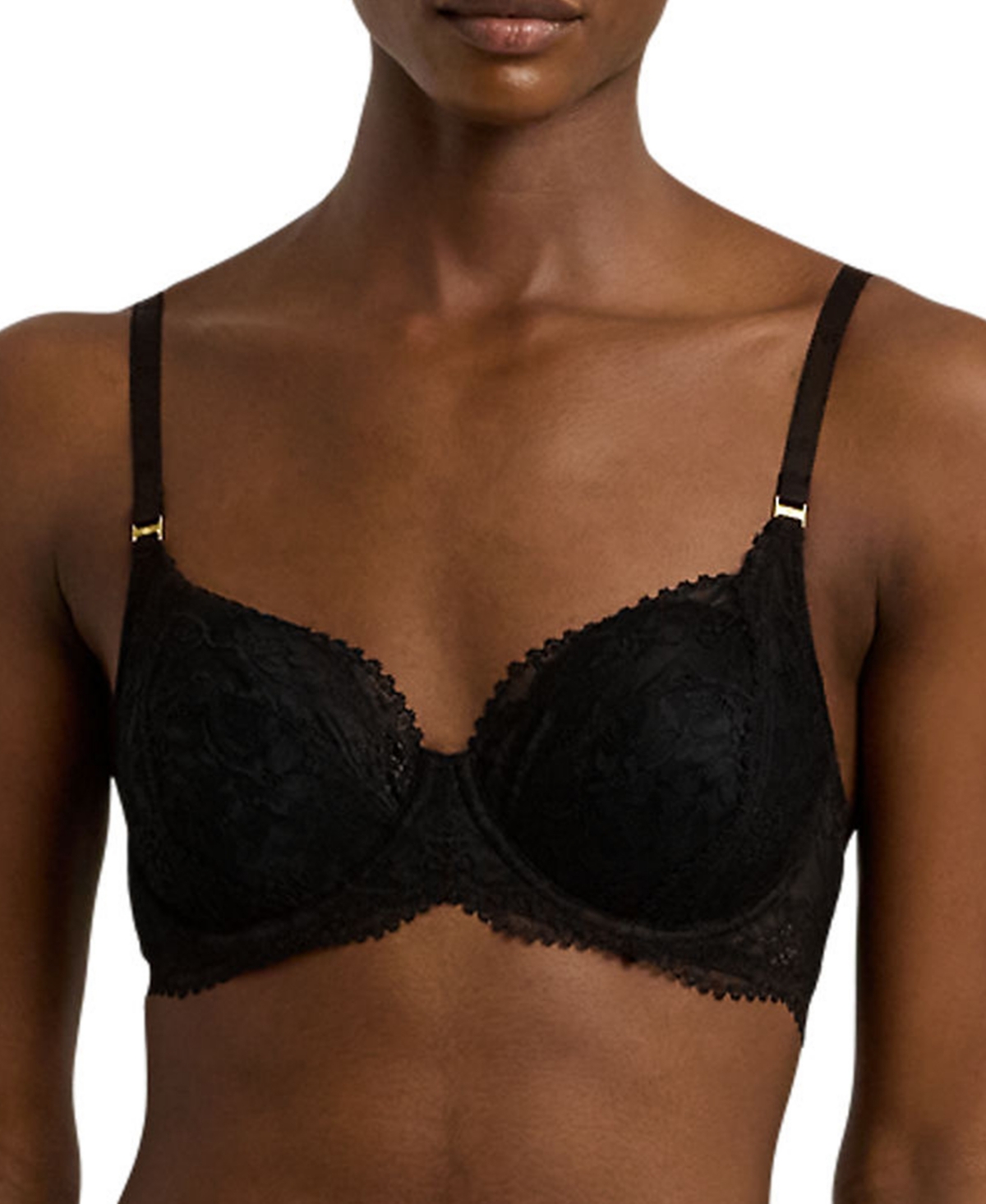 RALPH LAUREN WOMEN'S UNLINED LACE FULL COVERAGE BRA 4L0026 