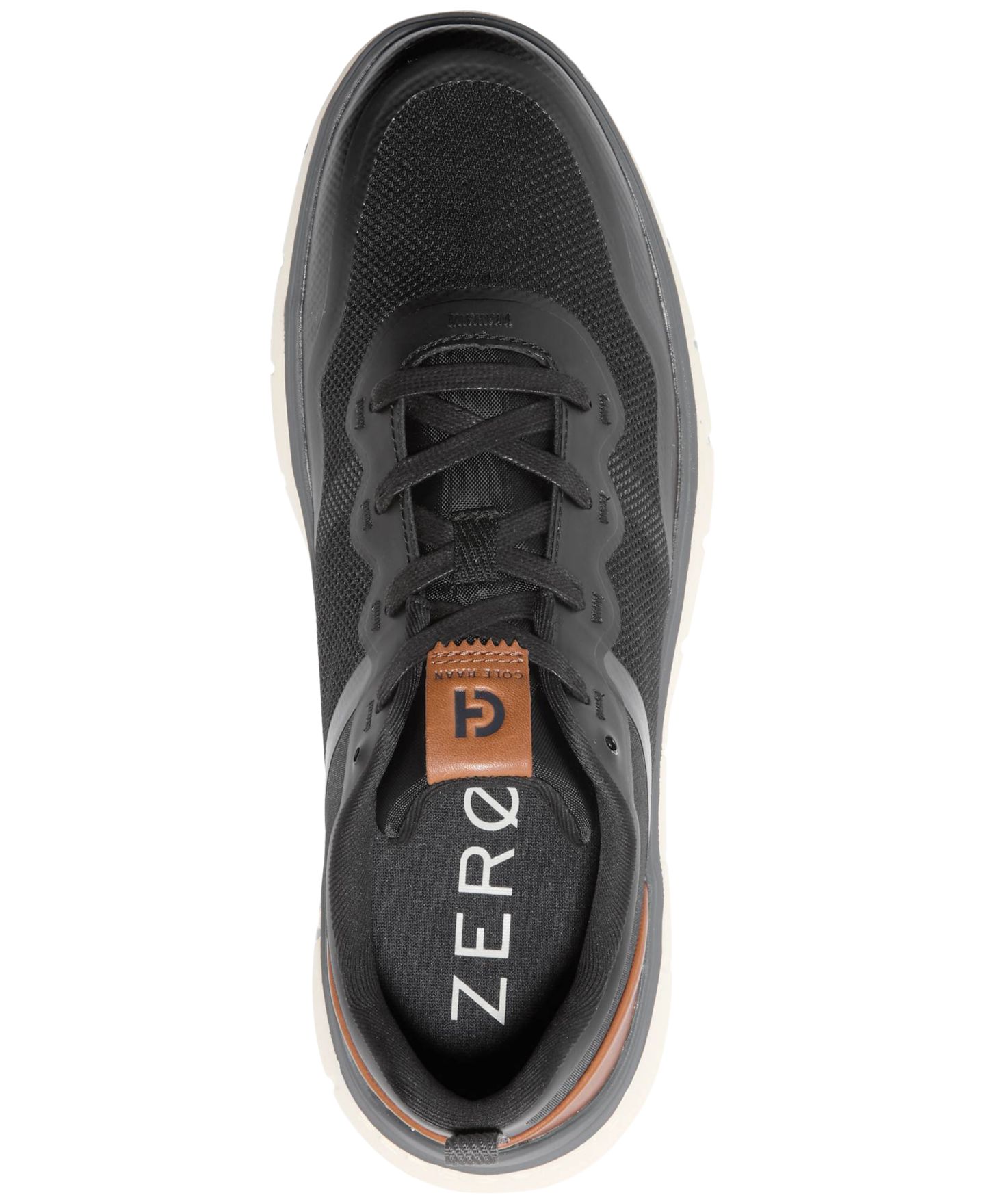 Мужские кроссовки Cole Haan Generation ZERØGRAND Stitchlite ™ Lace-Up, цвет: Чёрный рыжевато-коричневая слоновая кость — фото 7
