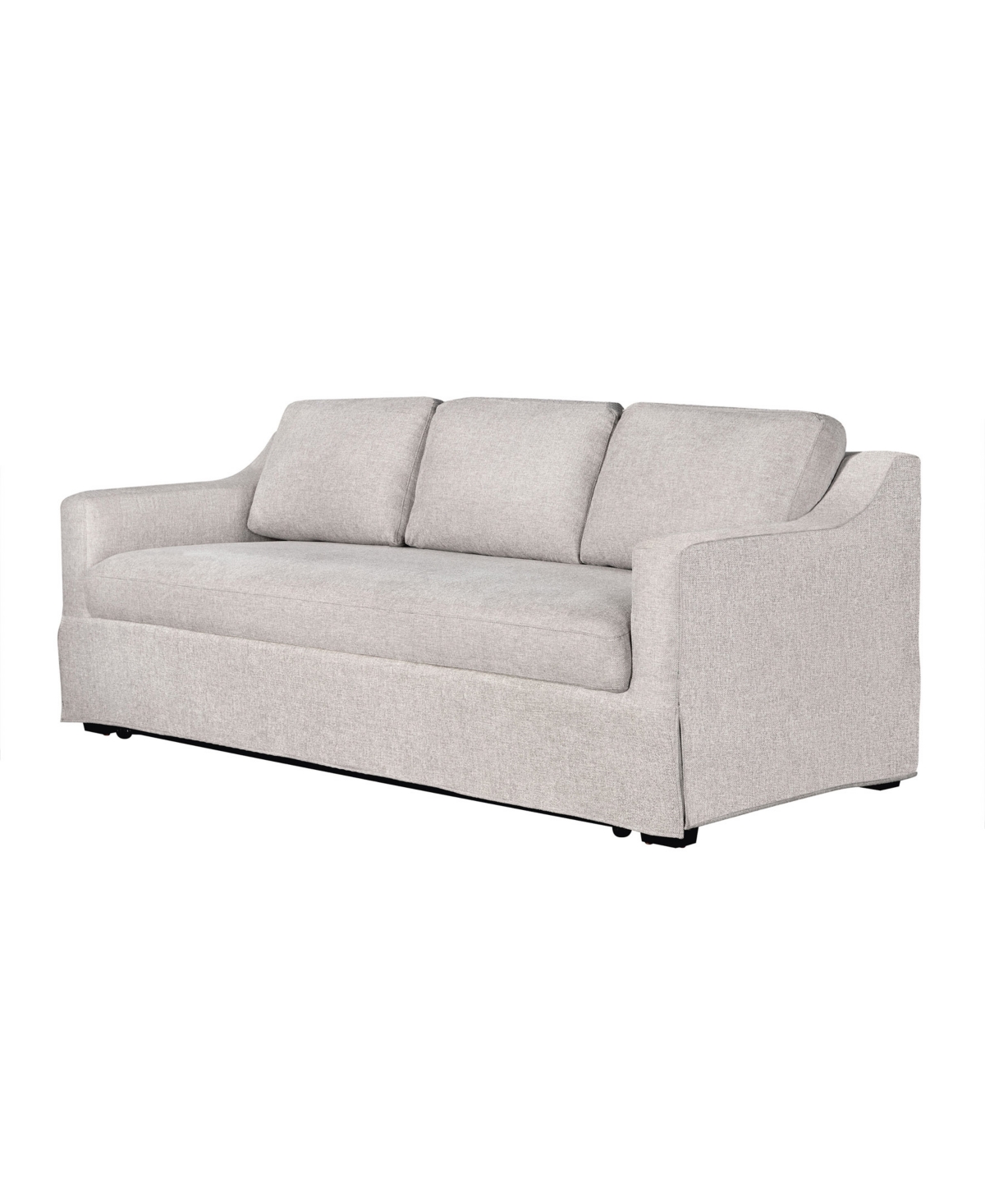 Serta 90.6" W Polyester Harley Convertible Sofa In Linen