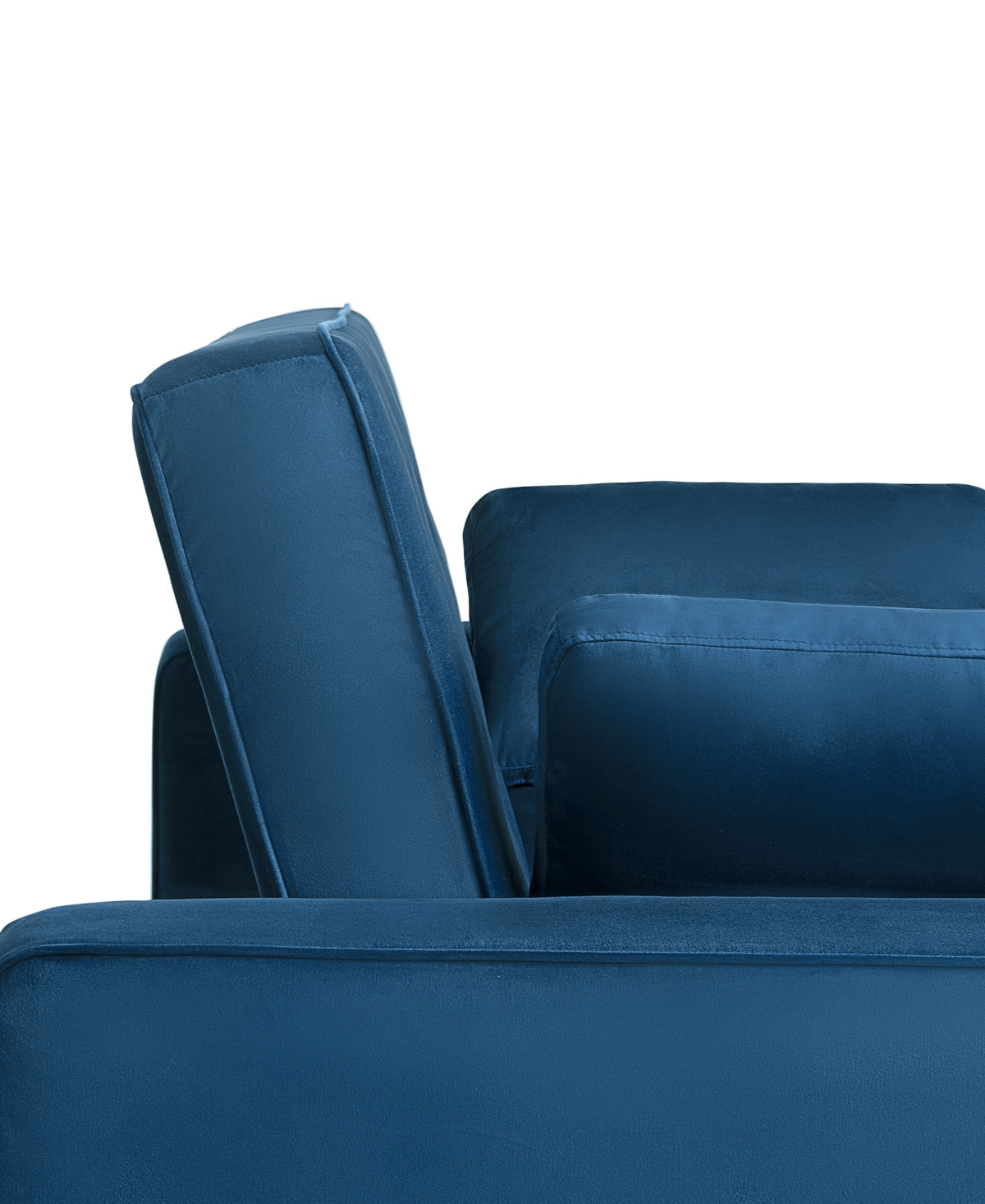 Serta W Polyester Augustus Queen Convertible Sofa