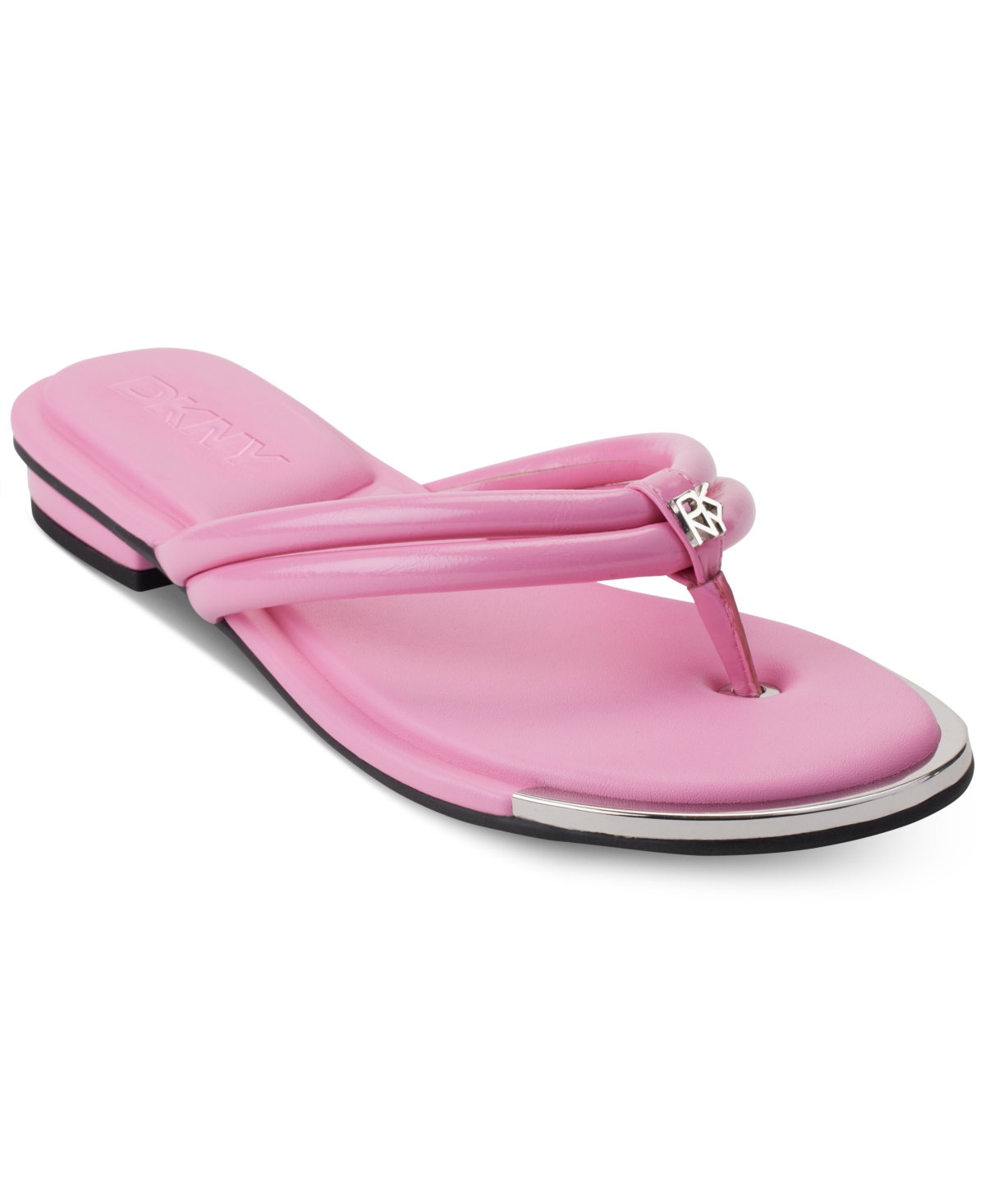 Shop Dkny Clemmie Slip On Thong Flip Flop Sandals In Flamingo