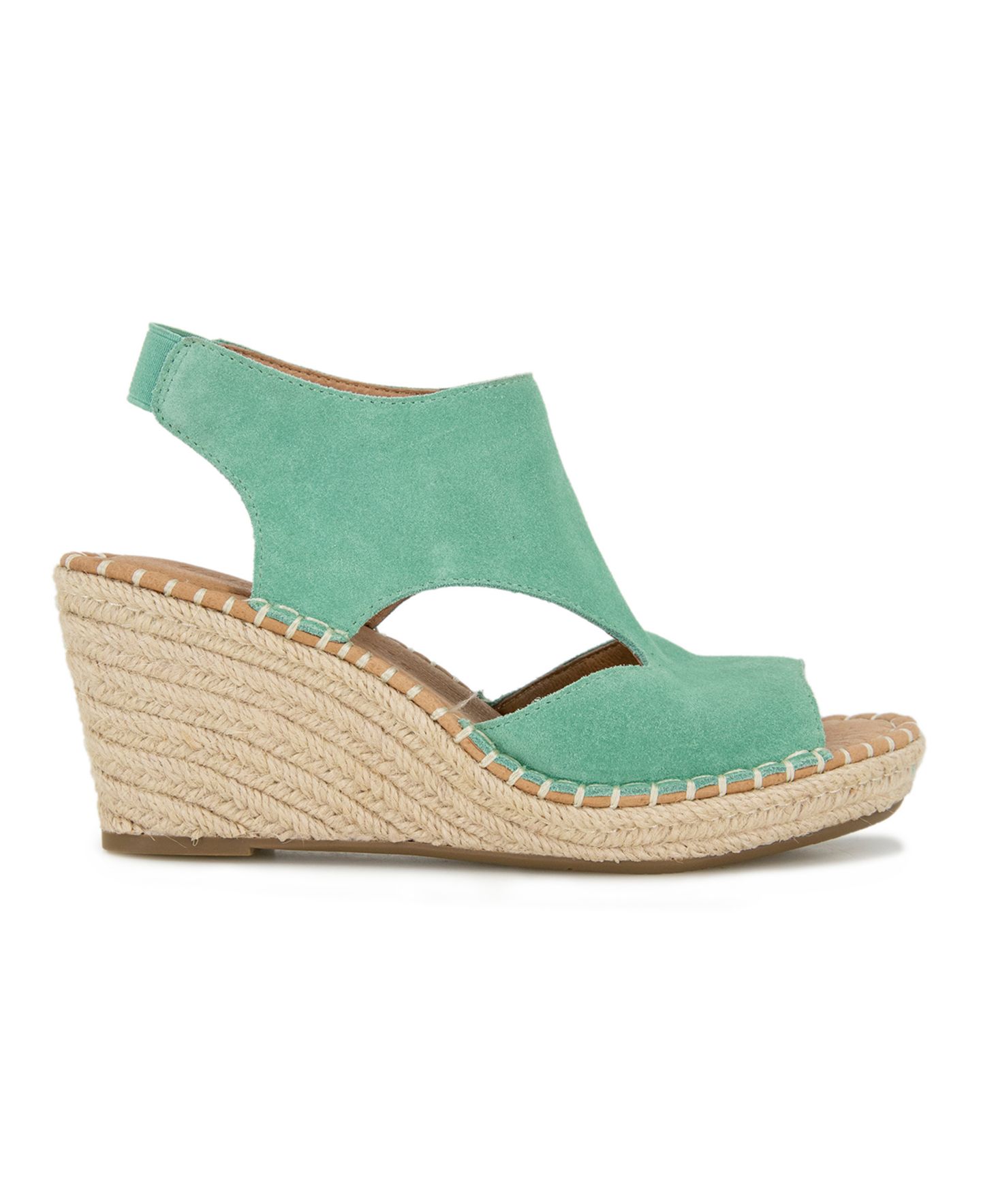 Женские сандалии Gentle Souls Cody Wedge Espadrille, цвет: Тёмный бежевый — фото 16