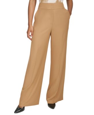 Calvin Klein - Women's High Rise Wide-Leg Pants