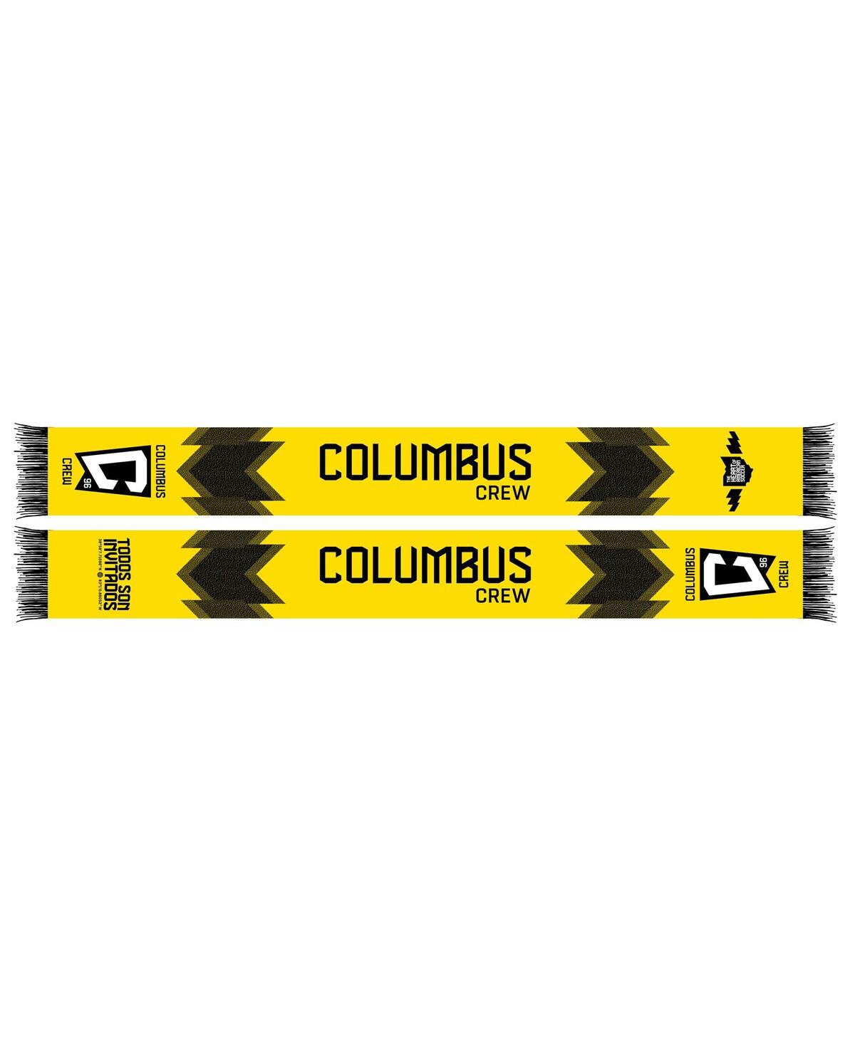 Ruffneck Scarves Men's And Women's Yellow Columbus Crew 2024 Jersey Hook Scarf
