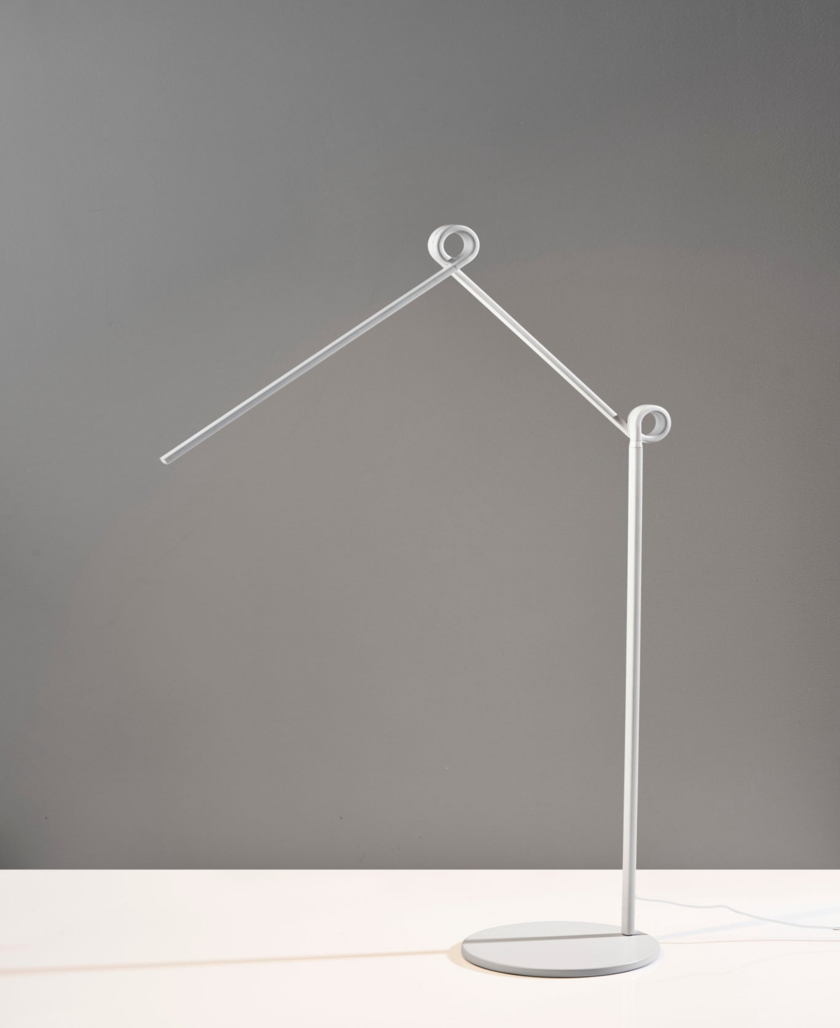 Adesso 69.5" Wall Washer , 45.5" Min. Led Floor Lamp In White
