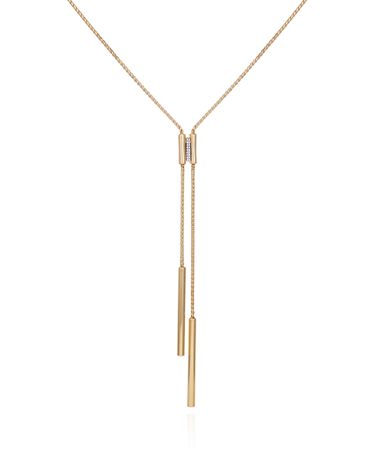 Gold-Tone Long Y-Necklace, 24" - Gold