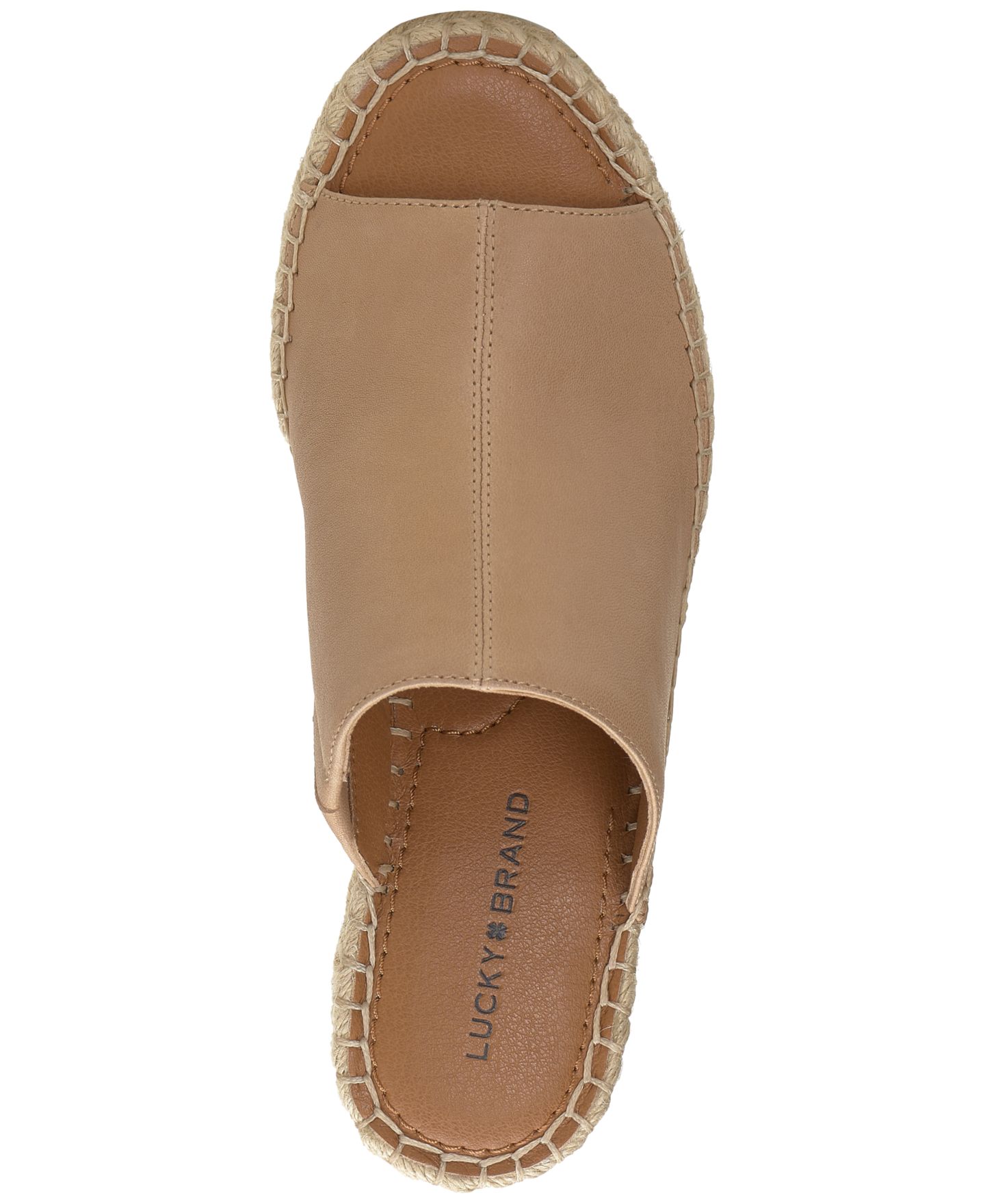 Женские сандалии Lucky Brand Cabriah Platform Wedge, цвет: Кожаный, вариант 1 — фото 4