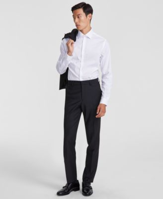 Men Modern-Fit Wool Blend Suit