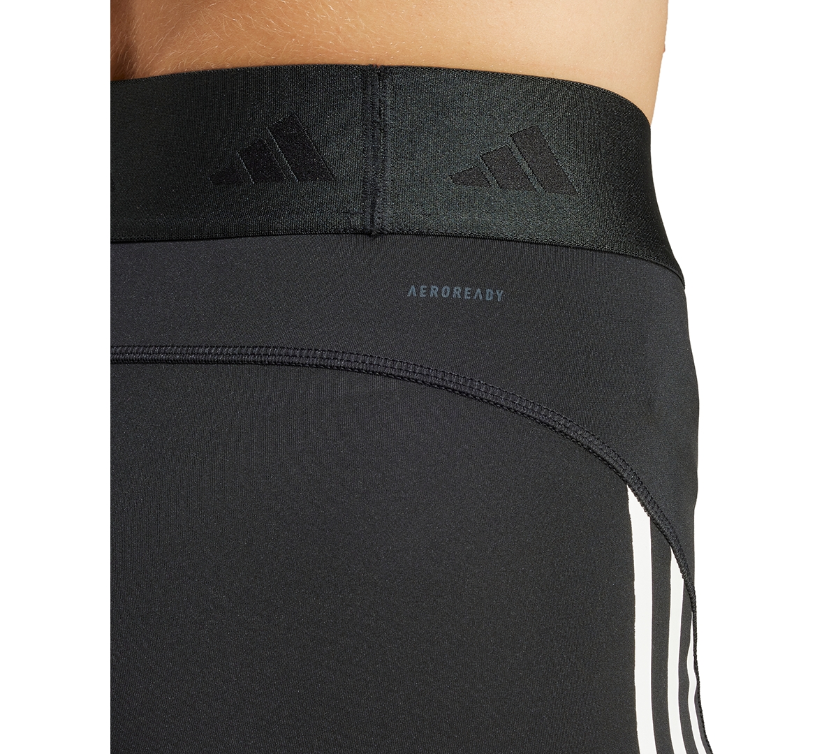 adidas Women's Hyperglam High-Rise Training Shorts -white