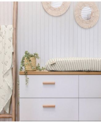 Cotton Stripe Change Pad Cover