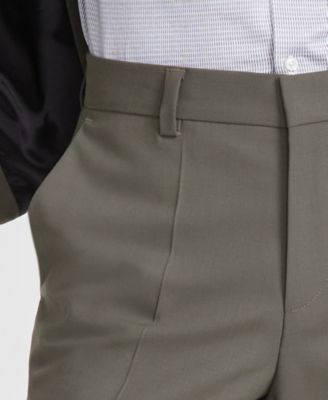 Men's Modern-Fit Solid Suit Separate Pants