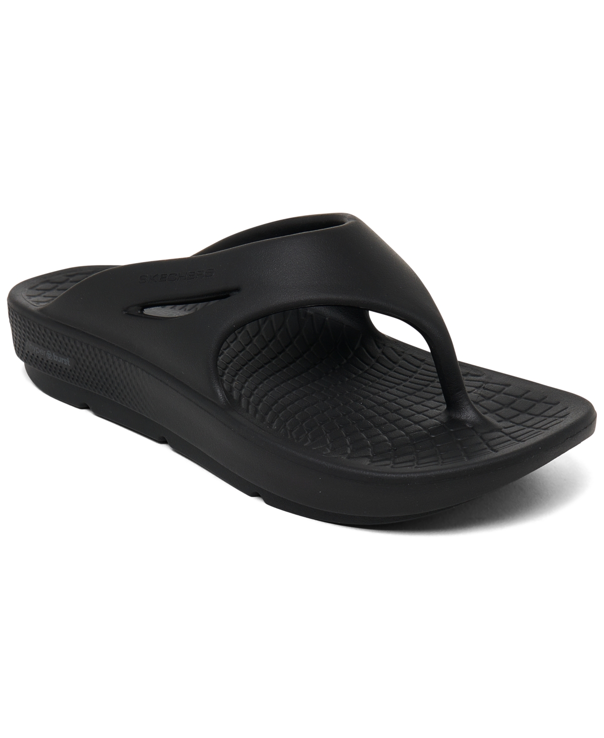 Women's Go Recover Refresh - Contend Slide Sandals from Finish Line - Black