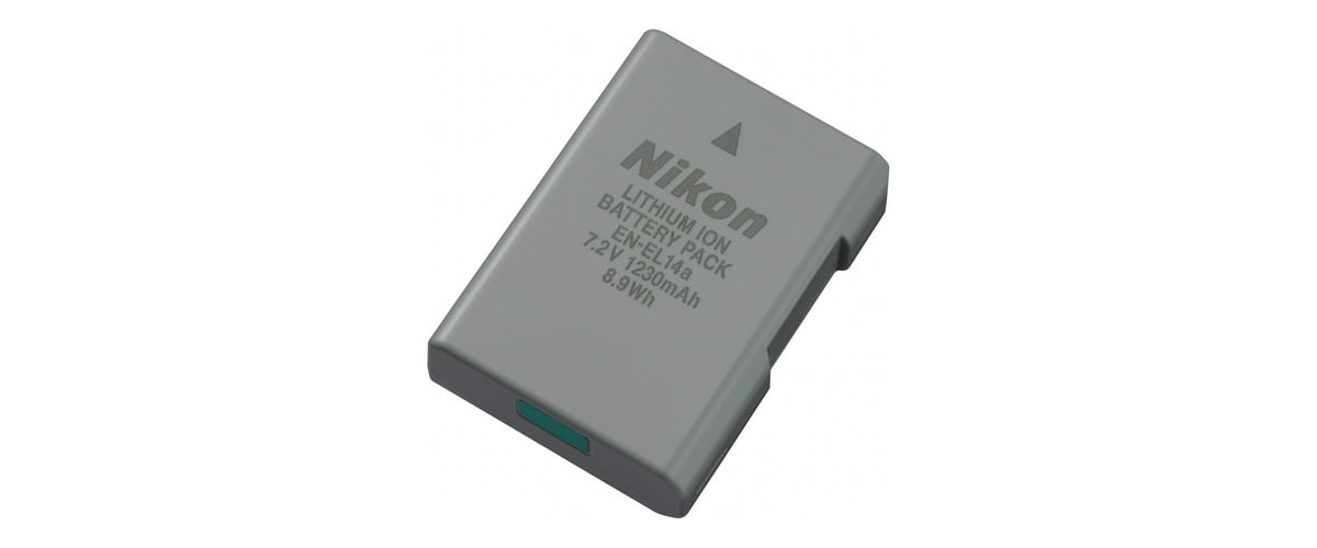 Nikon En-EL14A Rechargeable Li-Ion Battery for Cameras (Gray) - Grey