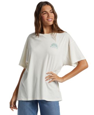 Roxy - Juniors' Paper Moon Oversized Short-Sleeve Cotton T-Shirt