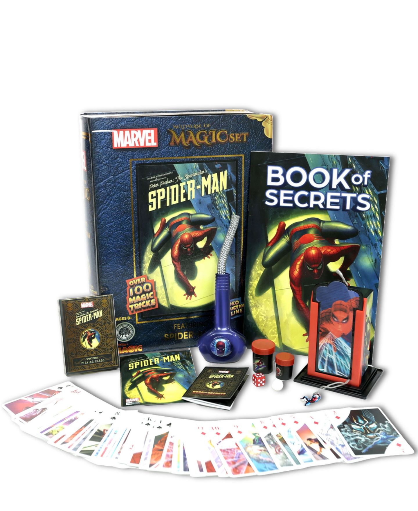 Детские игрушки Fantasma Marvel Magic Comic Book Set Spider-Man over 100 magic tricks. Vol. 1 2 — фото 1