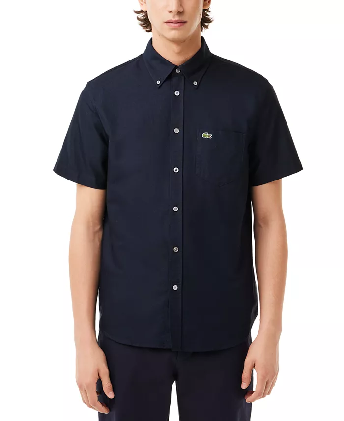 Men's Short Sleeve Button-Down Oxford Shirt