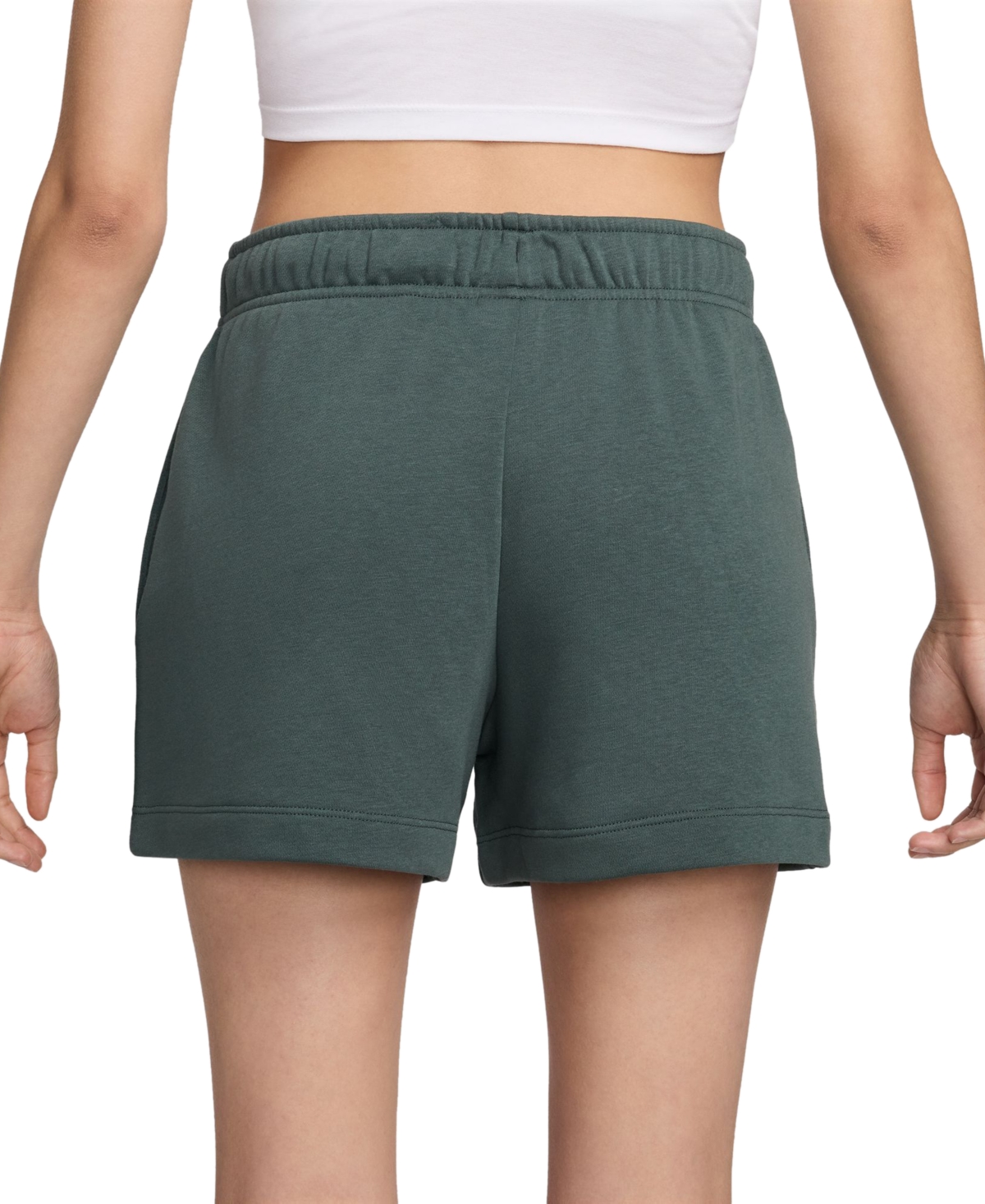 Nike Women's Sportswear Club Fleece Mid-Rise Pull-On Shorts