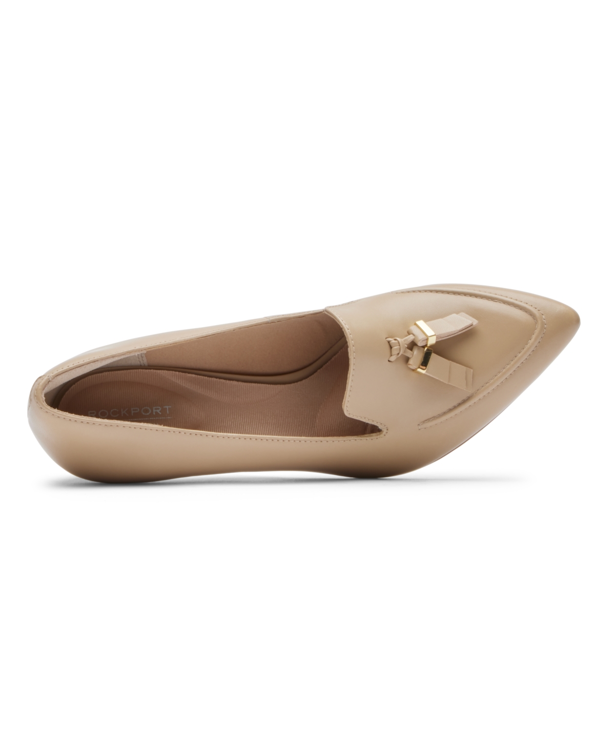 Shop Rockport Women's Sheehan Ornamented Loafer Pump In Natural