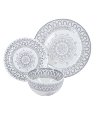Arabesque 12-Piece Dinnerware Set, Service for 4
