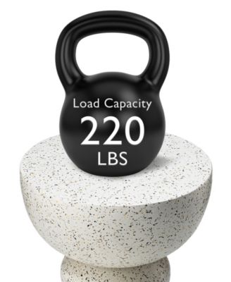 Multi-functional Faux Terrazzo Garden Stool or Plant Stand or Accent Table