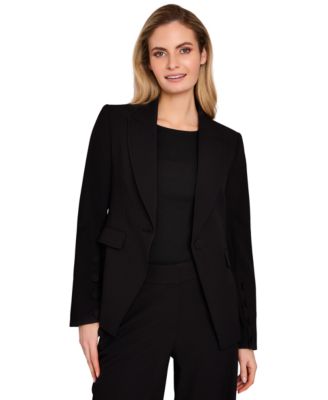 Tahari ASL - Women's Peak Lapel One-Button Jacket