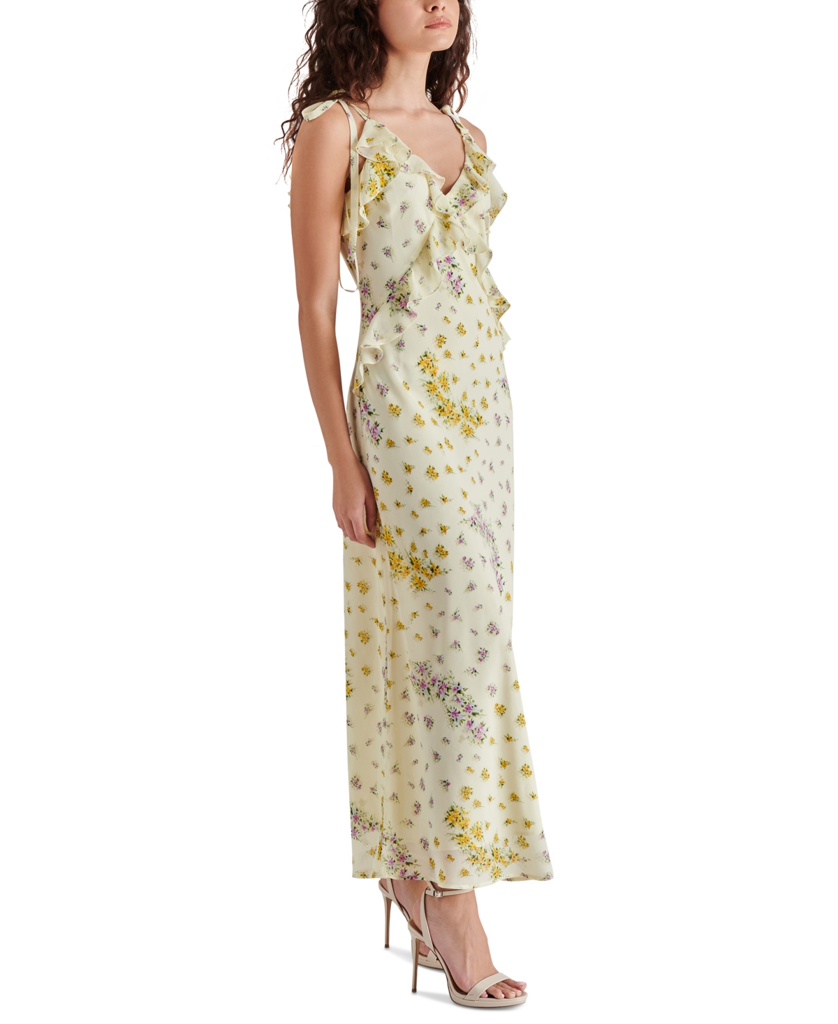 Shop Steve Madden Women's Adalina Ruffle-trim Dress In Multi