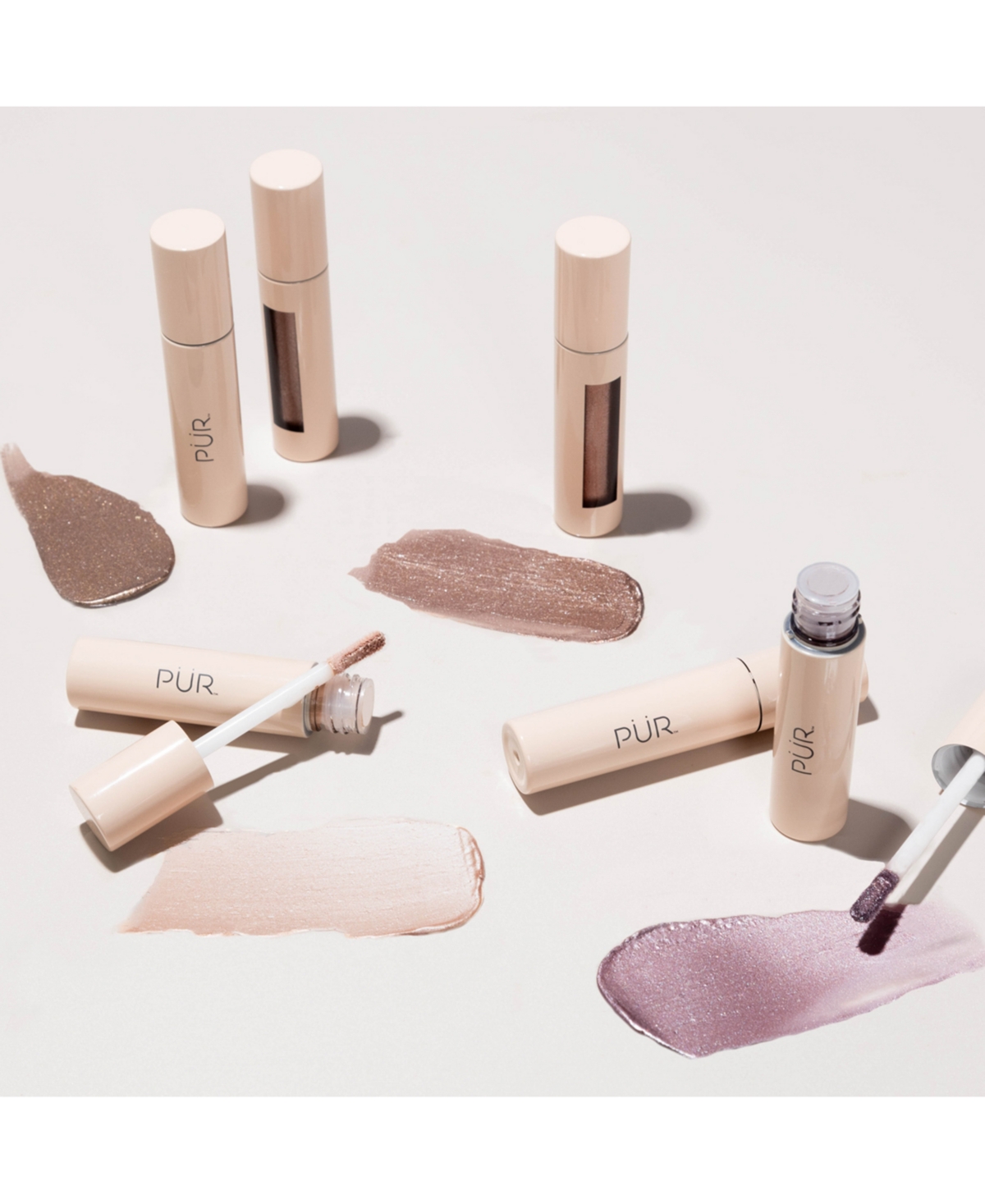 Shop Pür On Point Tint Creamy Eyeshadow & Primer With Peptides In Silk