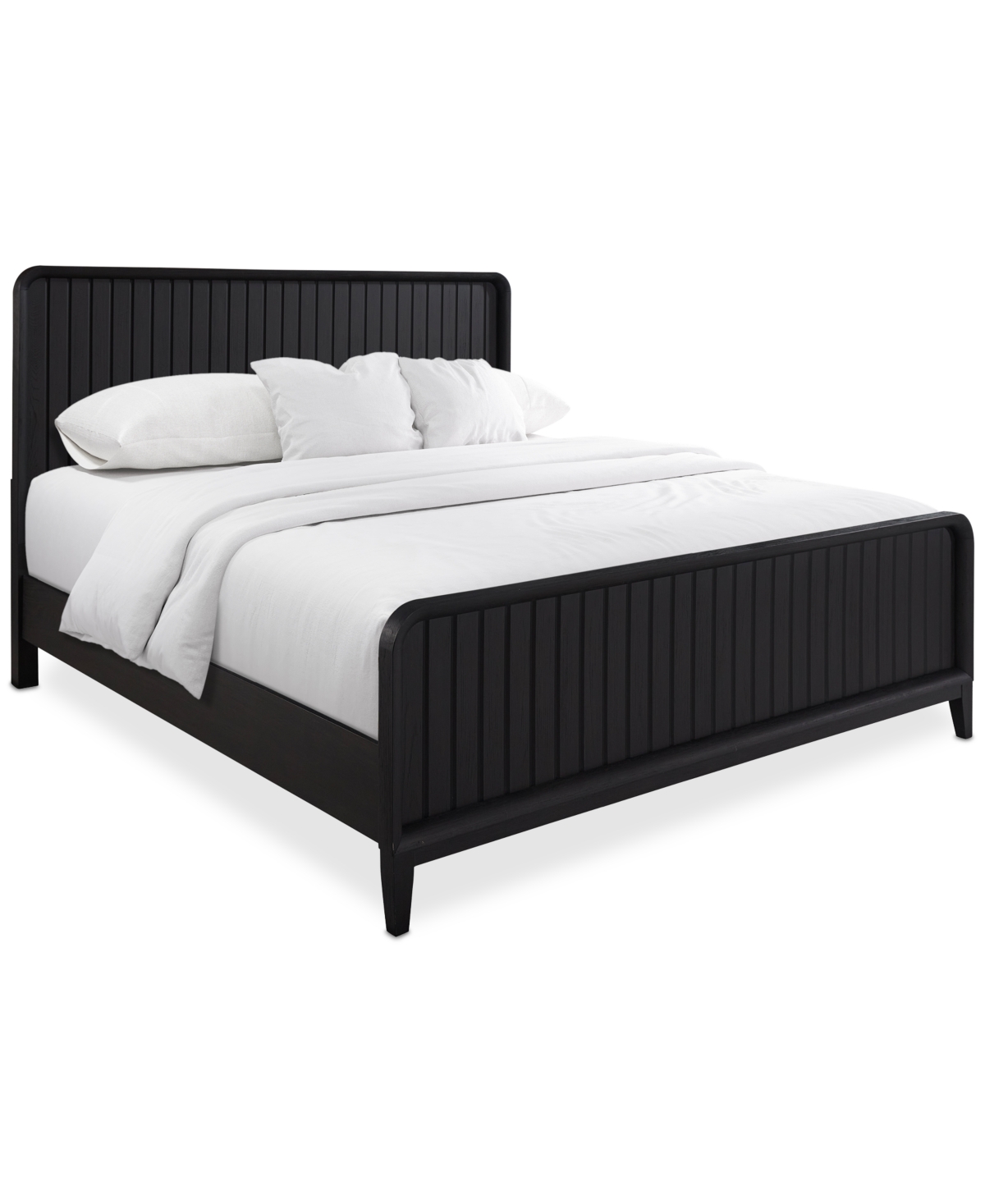 Shop Macy's Assemblage King Bed In Black