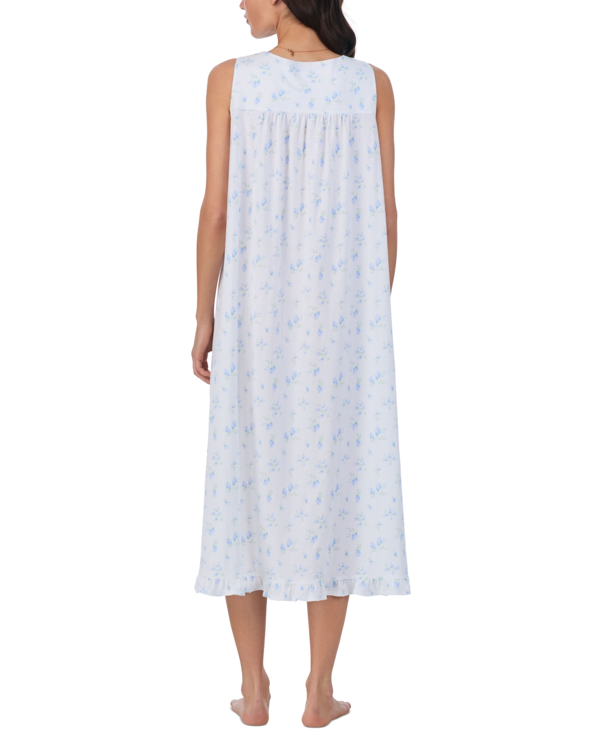 Eileen West Women's Cotton Lace-Trim Nightgown