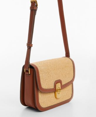 Mango round raffia bag online