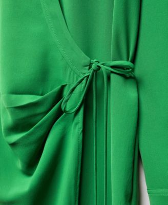 Women's Wrap Shirt Dress