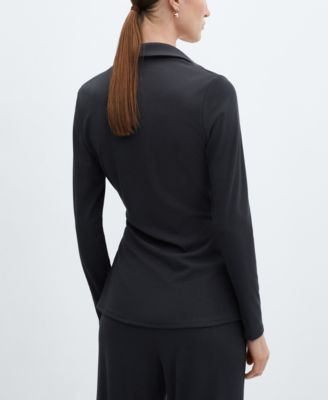 Women's Draped Detail Blouse