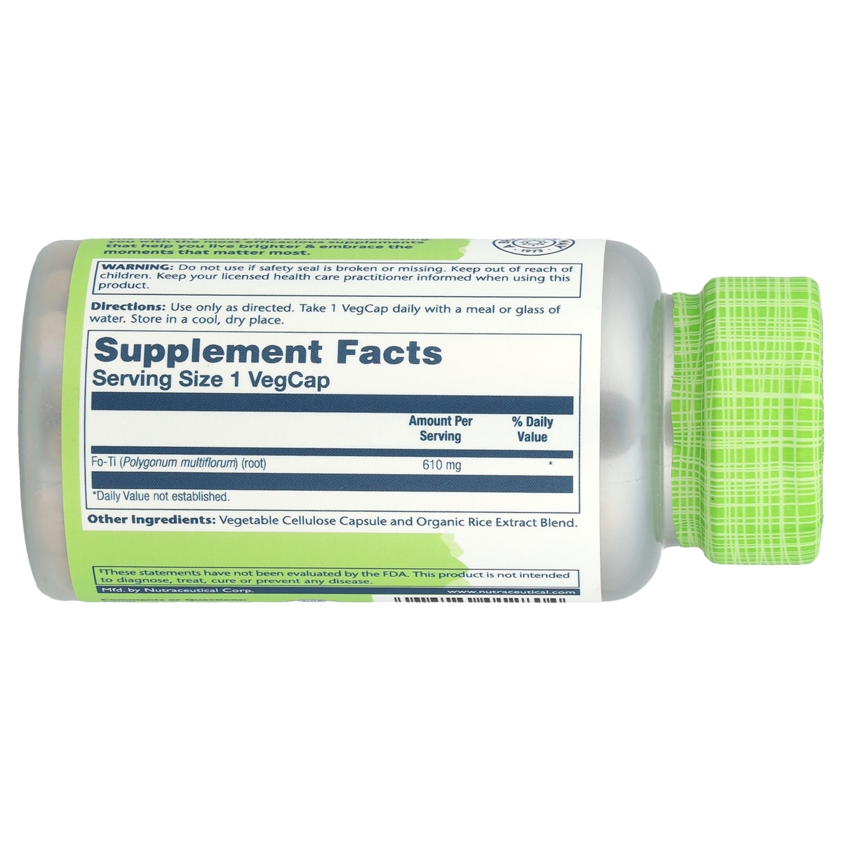 Solaray Fo-Ti 610 mg - VegCaps - Assorted Pre-pack (See Table 9