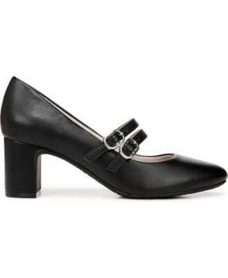 Women's True Almond Toe Block Heel Mary Jane Pumps