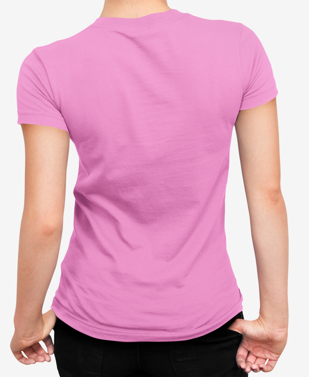 LA POP ART WOMEN'S WORD ART PAW HEART T-SHIRT 