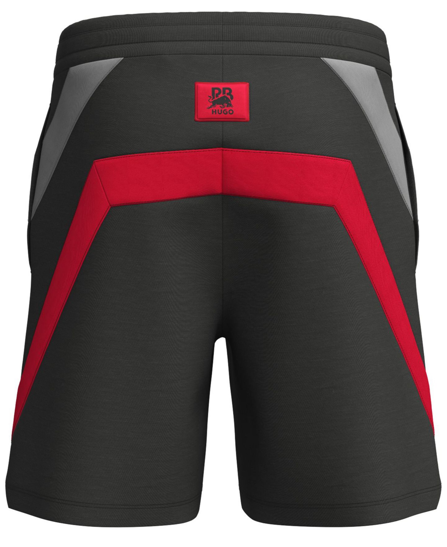 Мужские шорты Hugo Boss Colorblocked Logo Oversized 7.6" Shorts, цвет: Чёрный — фото 2