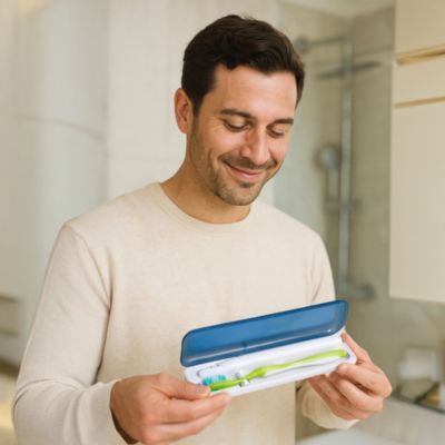 Portable UV Toothbrush Sanitizer