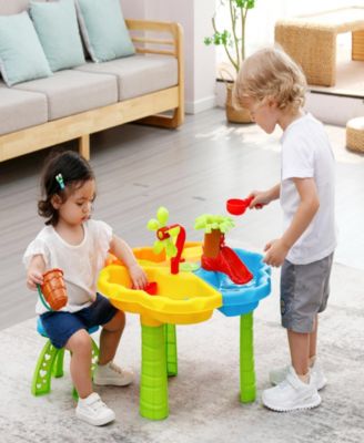 - Sensory Sand and Water Table With Chair